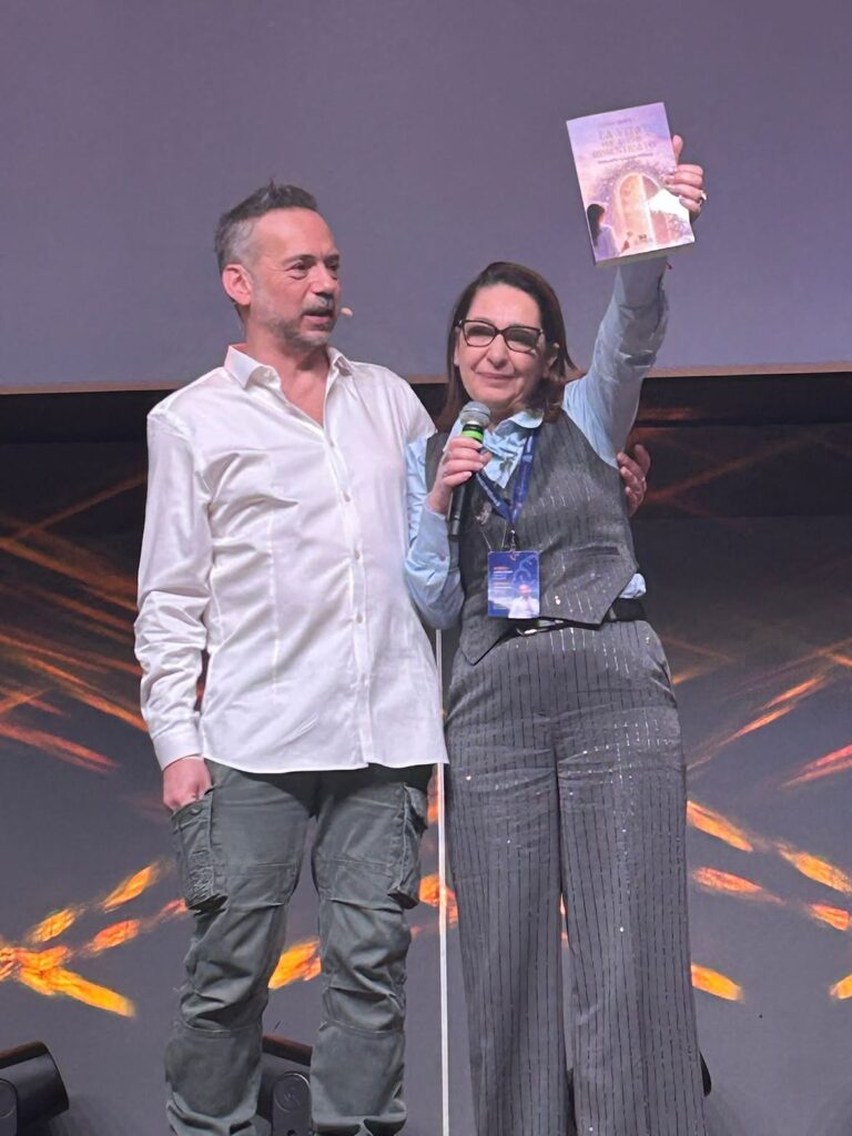 Italo Pentimalli e Luisa Marra alla presentazione del libro "La vita che avevo dimenticato" di Luisa Marra